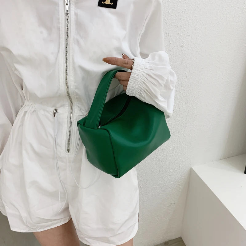 LEFTSIDE Mini PU Leather Handbag For Women Lady Travel Crossbody Bag