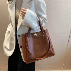 Women's Winter Shoulder Bag PU Leather Handbag Purses Tote