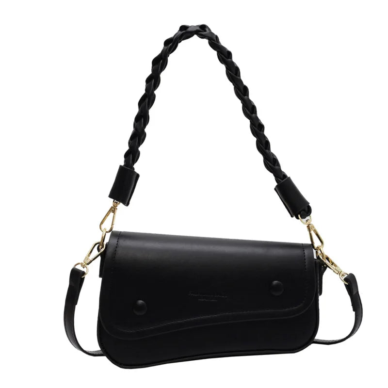 Women's Winter Leather Saddle Bag