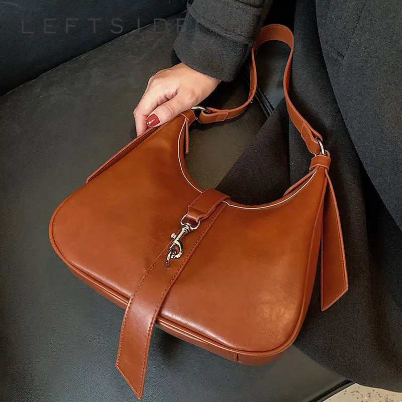 LEFTSIDE Shoulder Side Bags for Women Winter Vintage Lady Small