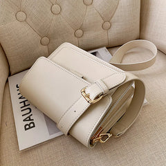 Solid PU Leather Crossbody Bags For Women Summer Handbags And Purses