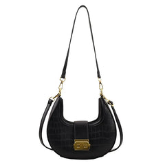 Vintage Stone Pattern Shoulder Side Bag for Women