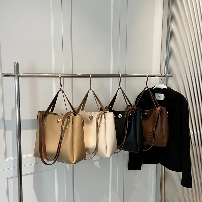 Women's Leather Shoulder Side Bag Crossbody Purse