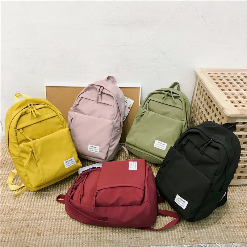 LENLEI Waterproof Nylon Women Backpack Large Capacity Travel Bag