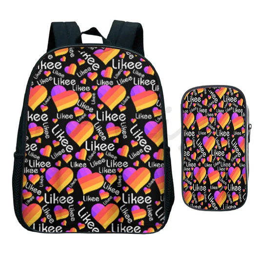 LIKEE Backpack Kids School Bag App Kindergarten Bag Anime Backpack