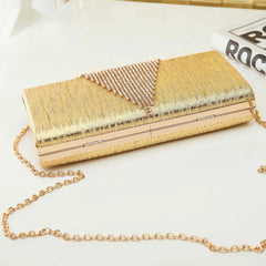 Beaded Evening Clutch Bag with Chain for Wedding