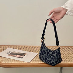 Vintage Floral Underarm Tote Shoulder Bag