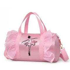 Embroidery Gym Bag Girls Latin Dance Tote Bag