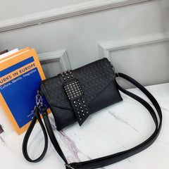 All-match Shoulder Bag Handbag Rivet Small Square Bag Women's Bag