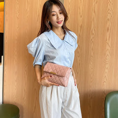 Embroidered Iron Decorative Small Square Bag for Women