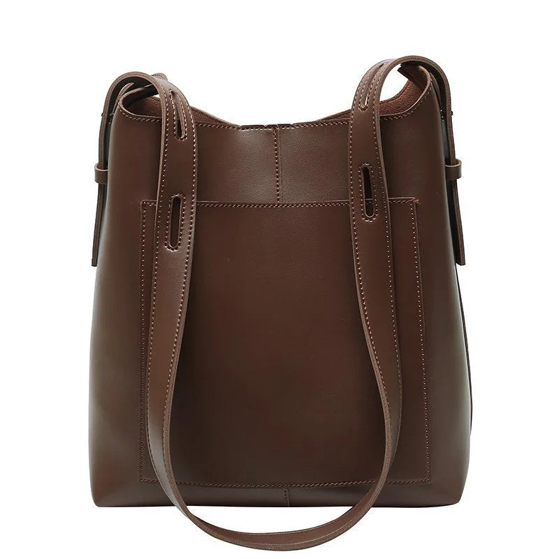 Large-capacity Messenger Bag Women's Autumn/Winter PU Shoulder Bag