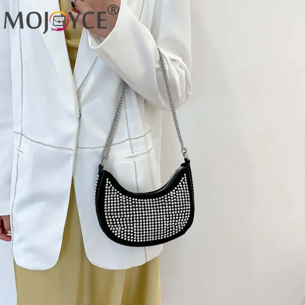 Small PU Leather Shoulder Bags for Women Zipper Handbag Female Travel