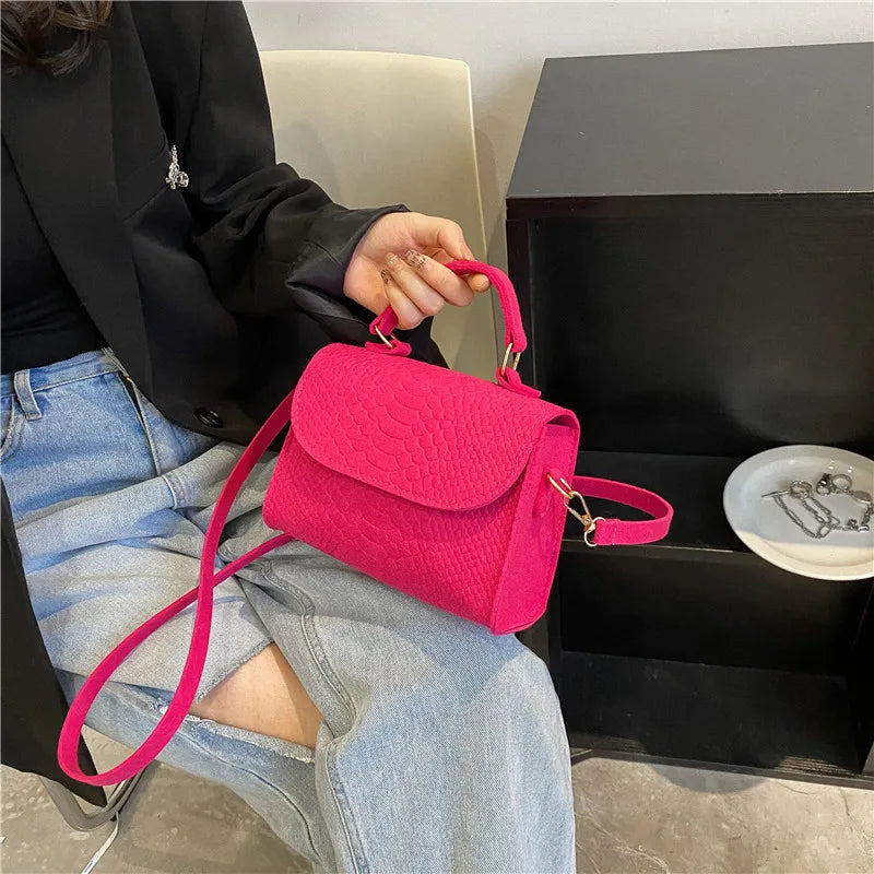 Retro Square Crossbody Bags for Women