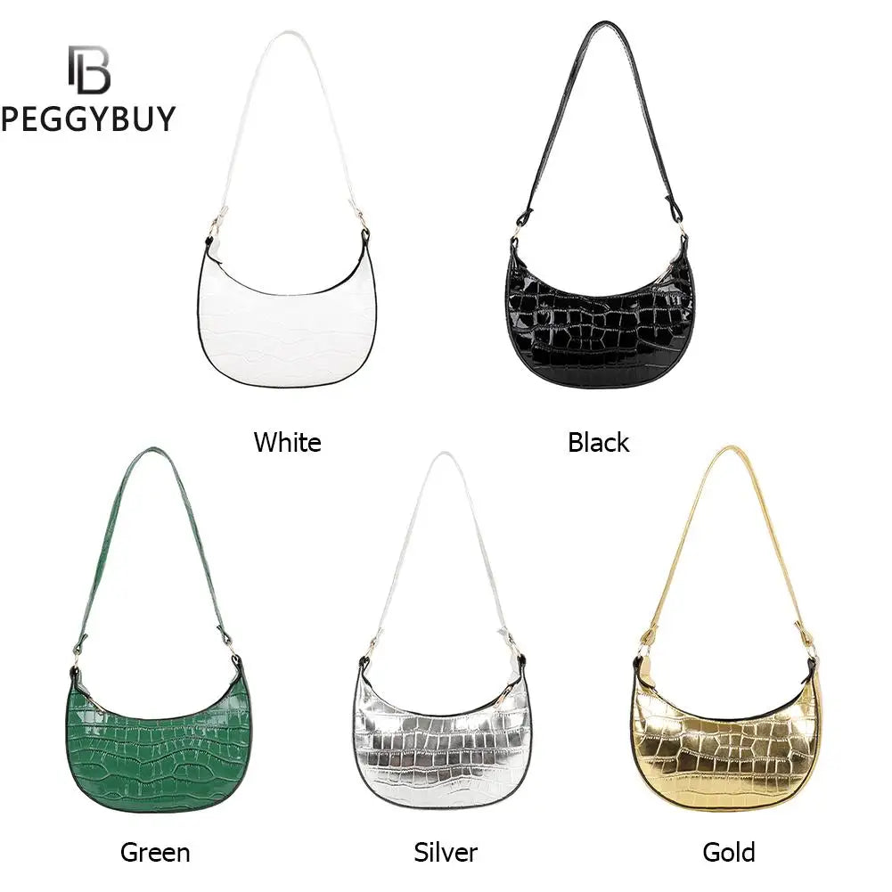Stone Pattern Print Mini Handbag PU Leather Shoulder Top-Handle Bag