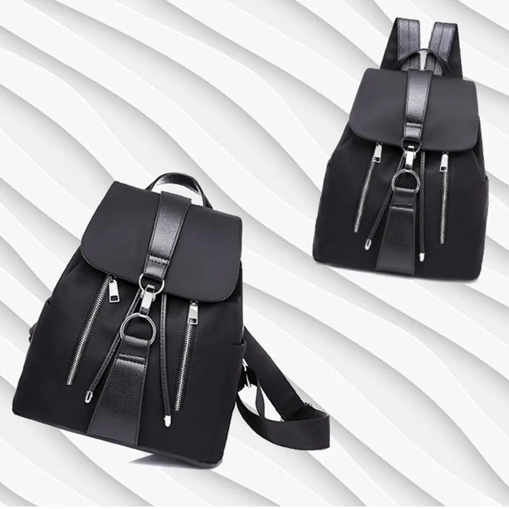 Waterproof Ladies Backpack PU Leather Shoulder Bag