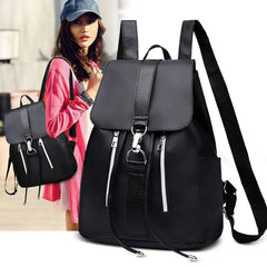 Waterproof Ladies Backpack PU Leather Shoulder Bag