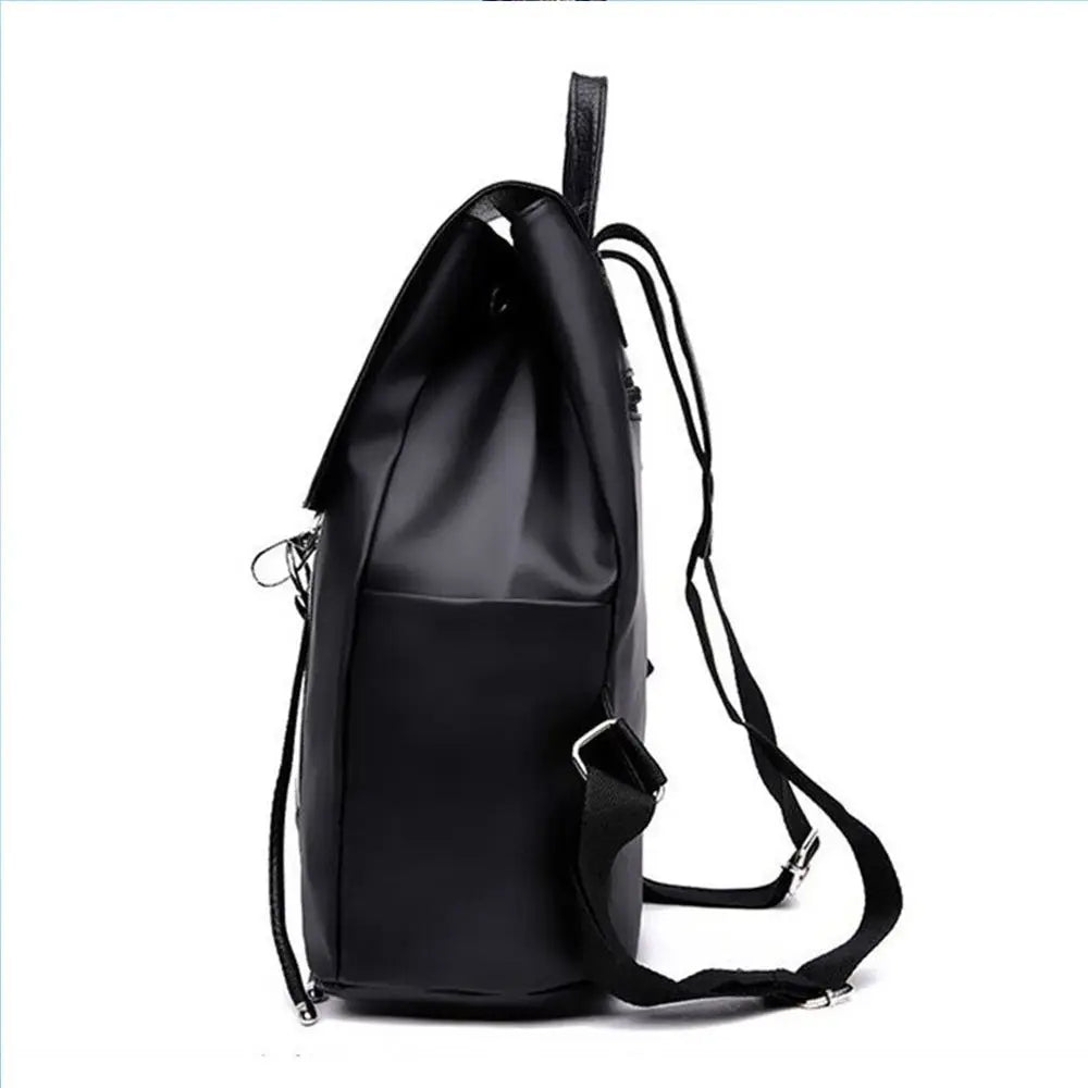 Waterproof Ladies Backpack PU Leather Shoulder Bag
