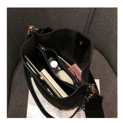 Women's Bucket Shoulder Bag Large Capacity Handbag