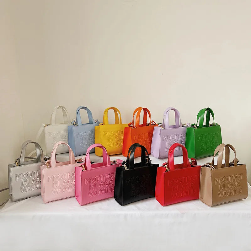 Candy Leather Crossbody Bag for Women