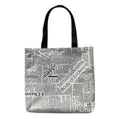 Canvas Shoulder Bag Large Capacity Yoga Travel Work Student Bag