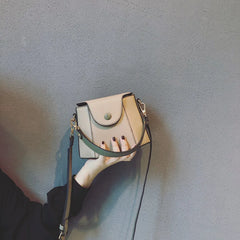 Casual Bucket Cross-body Shoulder Bag PU Leather Mini Handbag