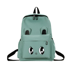 Casual Nylon Water-Repellent School Backpack