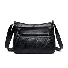Soft Sheepskin Leather Shoulder Bag Tassel Female Handbag