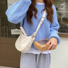 Women's Large Capacity Dumpling Bag Soft Leather Handbag