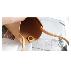 Women's Casual Phone Pouch Crossbody Shoulder Bag PU Leather