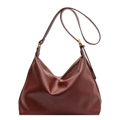 Retro Large Tote Bag, Shoulder Crossbody Zipper Bag