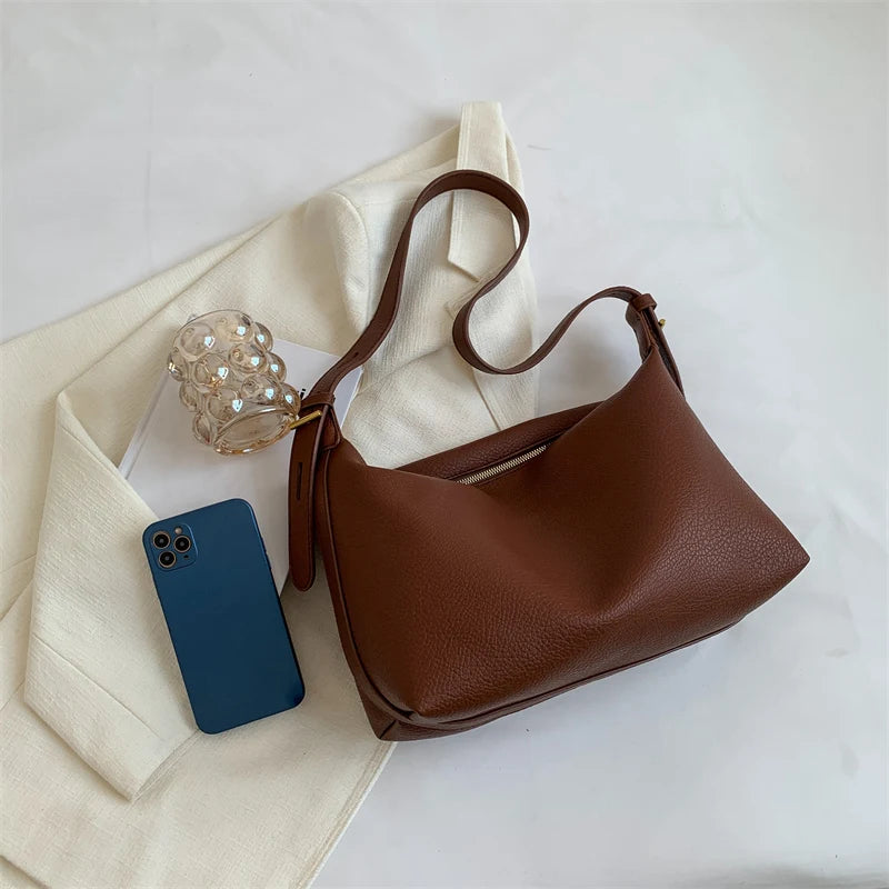 Women's Casual Leather Shoulder Bag