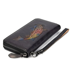 Women's Clutch RFID Wallet - High Quality Natural Cow Leather