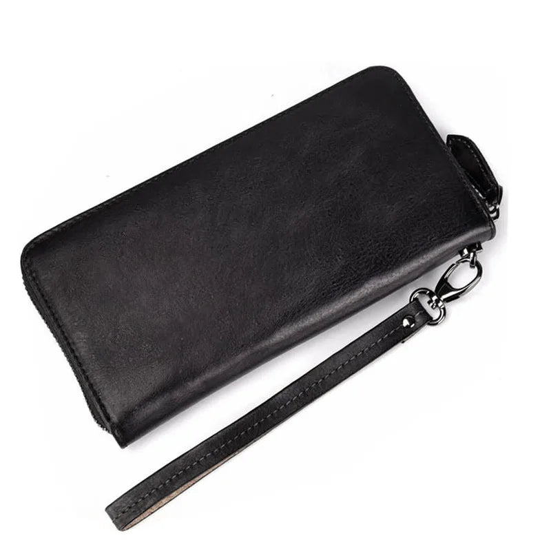 Women's Clutch RFID Wallet - High Quality Natural Cow Leather
