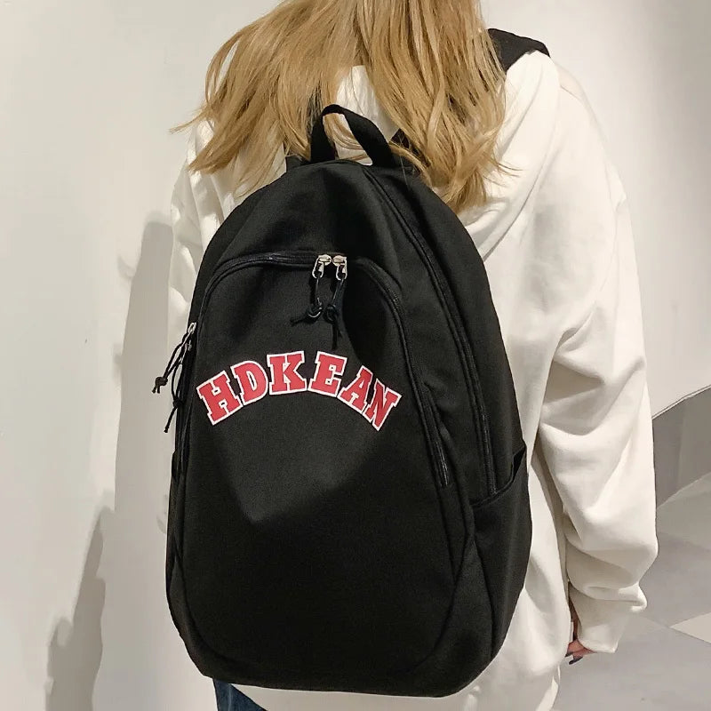 Nylon Women School Bag Girl Travel Backpack Female Laptop Student Bag