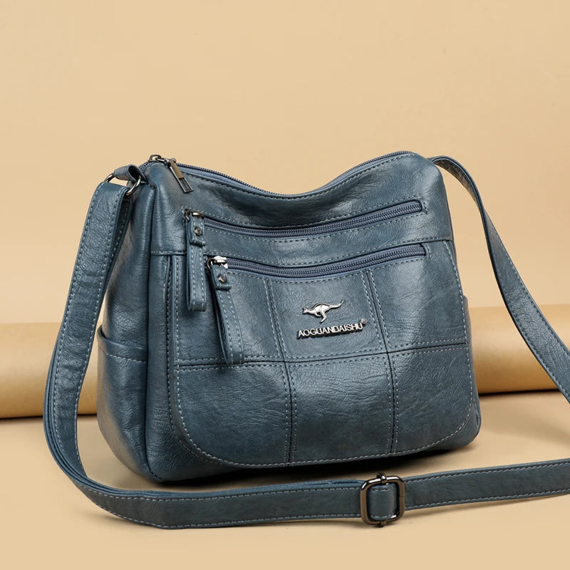 Soft Leather Crossbody Bag for Women - Stylish and Functional Shoulder Purse