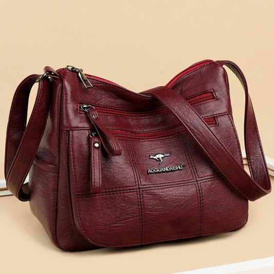 Soft Leather Crossbody Bag for Women - Stylish and Functional Shoulder Purse