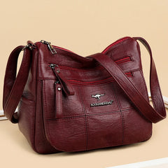 Soft Leather Crossbody Bag for Women - Stylish and Functional Shoulder Purse