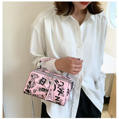 Graffiti Crossbody Bag for Women, Shopping Party Handbag