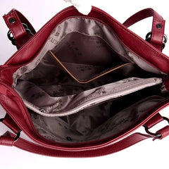 Women's High Shoulder Bag Pu Leather Handbag