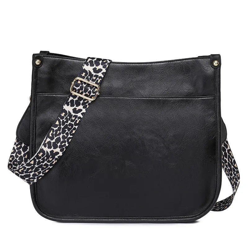 Leopard Print Shoulder Bag Women's Handbag