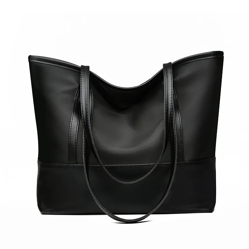 Women's Designer Shoulder Tote Bag Oxford Solid Color Handbag