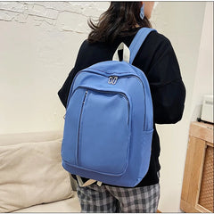 Ladies Candy Nylon Fabric Waterproof School Bag Backpack Large Capacity