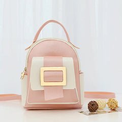 Small Zipper Outdoor Travel Backpack Girl Student School Bag