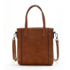 Vintage Zipper Handbag Dark Shoulder Strap Satchel