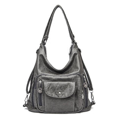 Vintage Women Handbag Leather Tote Shoulder Bag