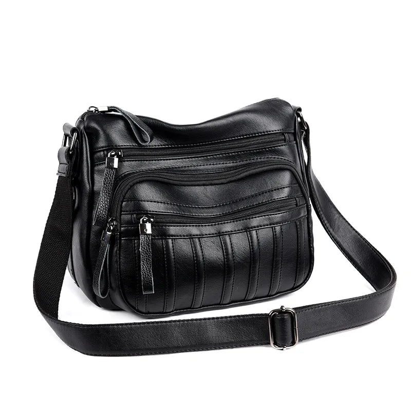 Leather Handbag Women Shoulder Bags Crossbody Messenger Bags Bolsas