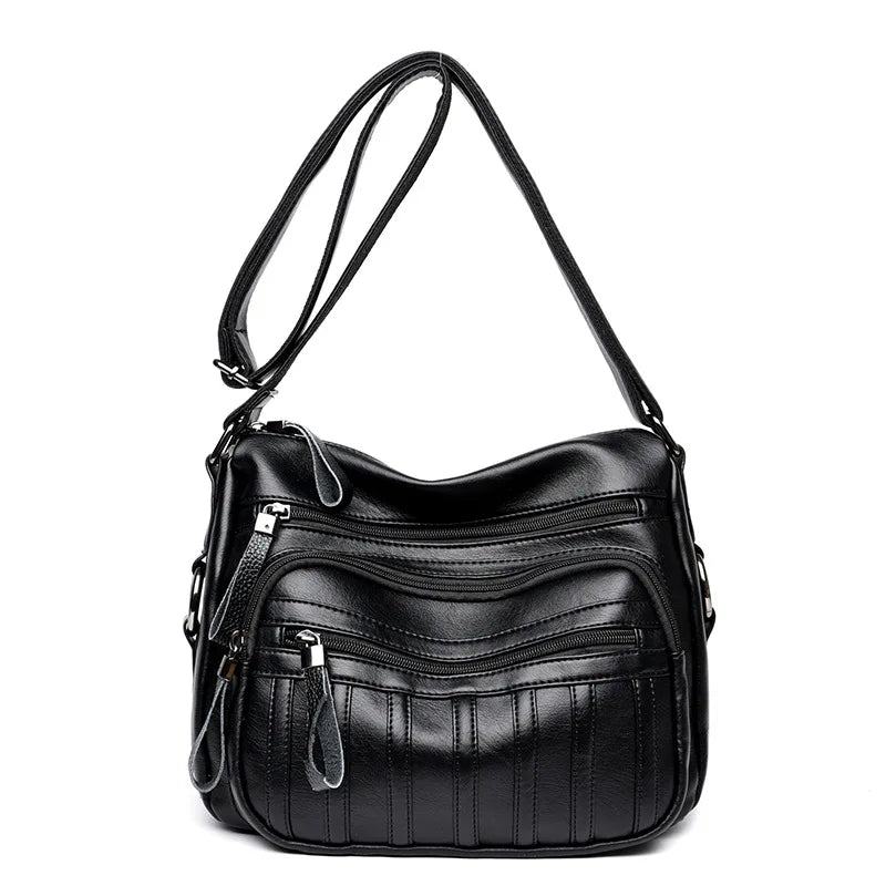 Leather Handbag Women Shoulder Bags Crossbody Messenger Bags Bolsas