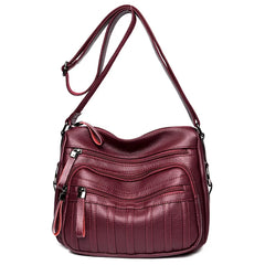 Leather Handbag Women Shoulder Bags Crossbody Messenger Bags Bolsas