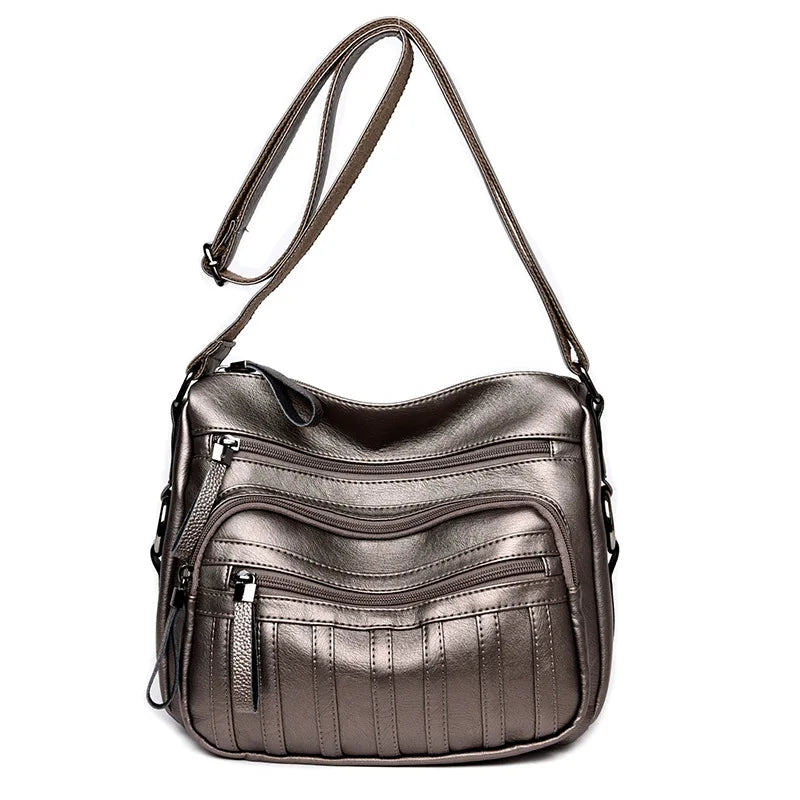 Leather Handbag Women Shoulder Bags Crossbody Messenger Bags Bolsas