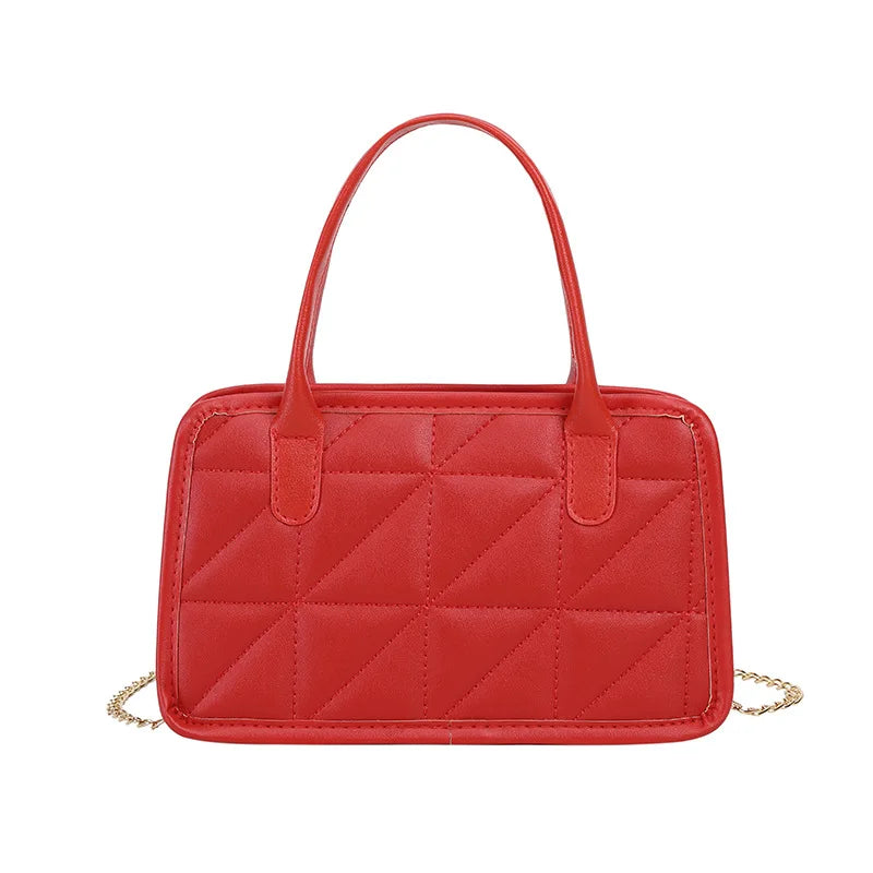 Diamond Chain Embroidery Crossbody Bag for Women